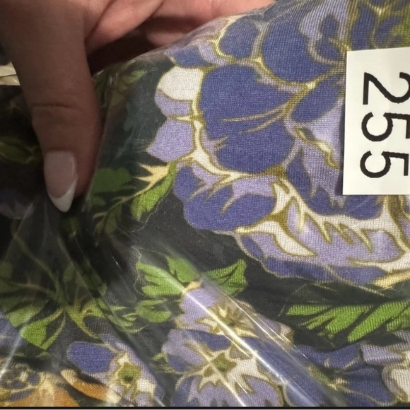 Farm Rio Capri Floral Print Turtleneck Top/ Size XS/S - Picture 13 of 13